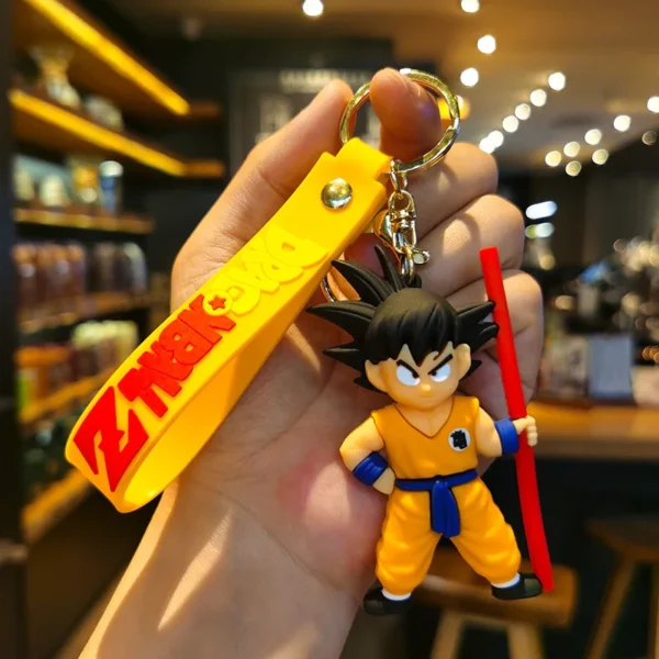 Dragon Ball Son Goku Keychains - Cute Anime, Schoolbag Pendant