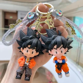 Dragon Ball Keychains Cute Cartoon Car Schoolbag Decor