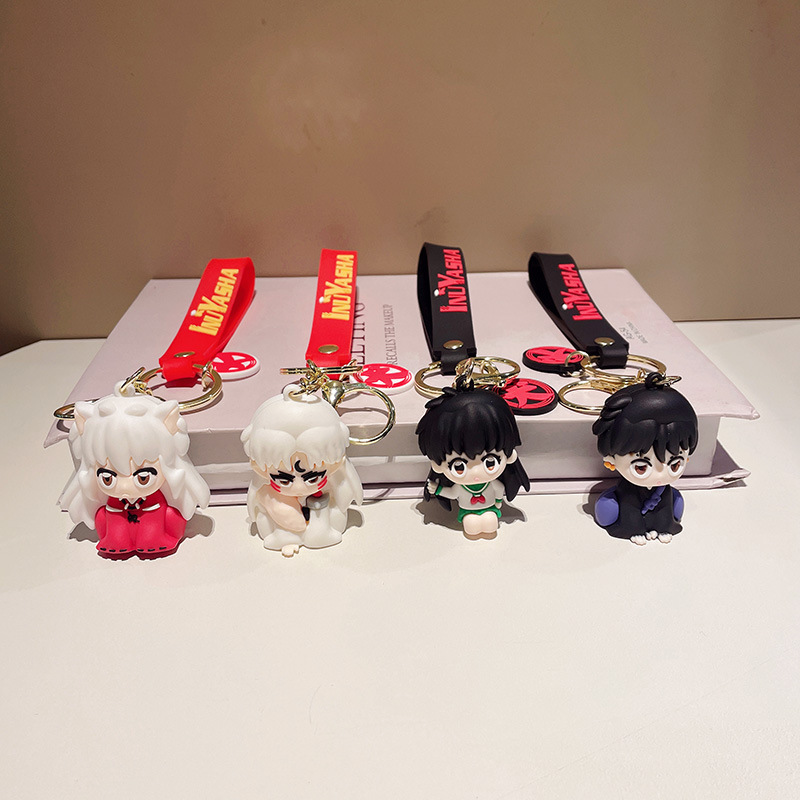 Anime Inuyasha Creative Q Version Keychains, Unique Sesshomaru Design, Fashion Accessory