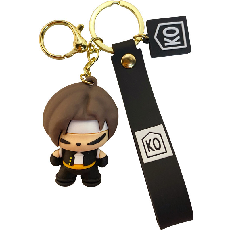 KOF King of Fighters Cartoon Creative Cute Keychains