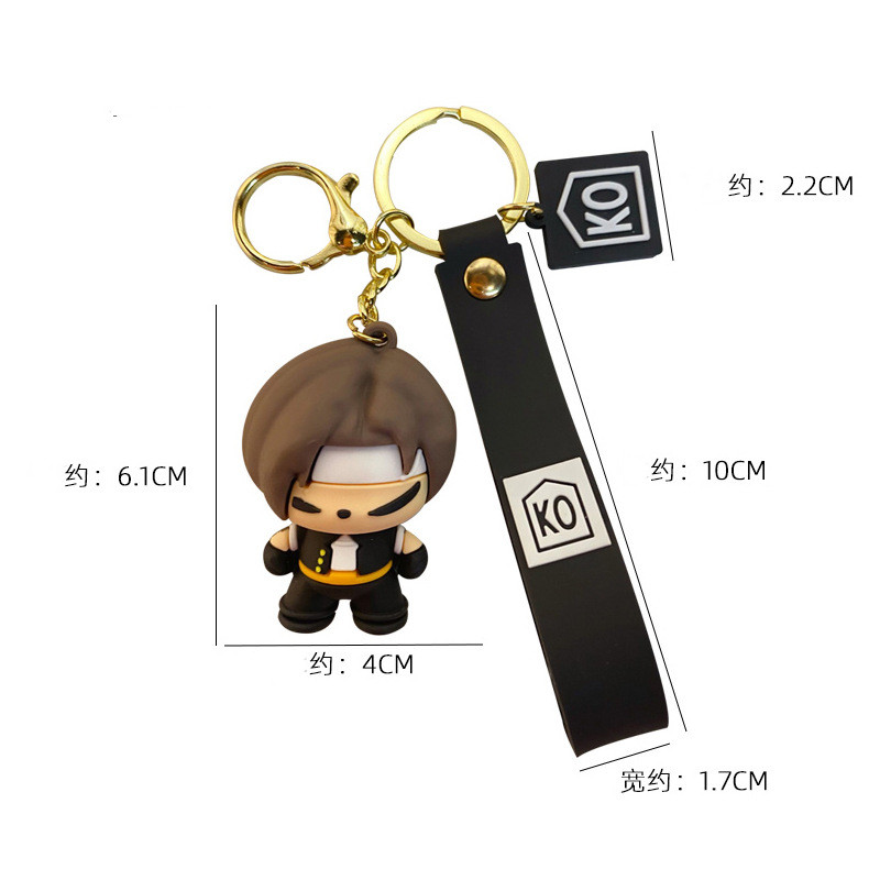 KOF King of Fighters Cartoon Creative Cute Keychains