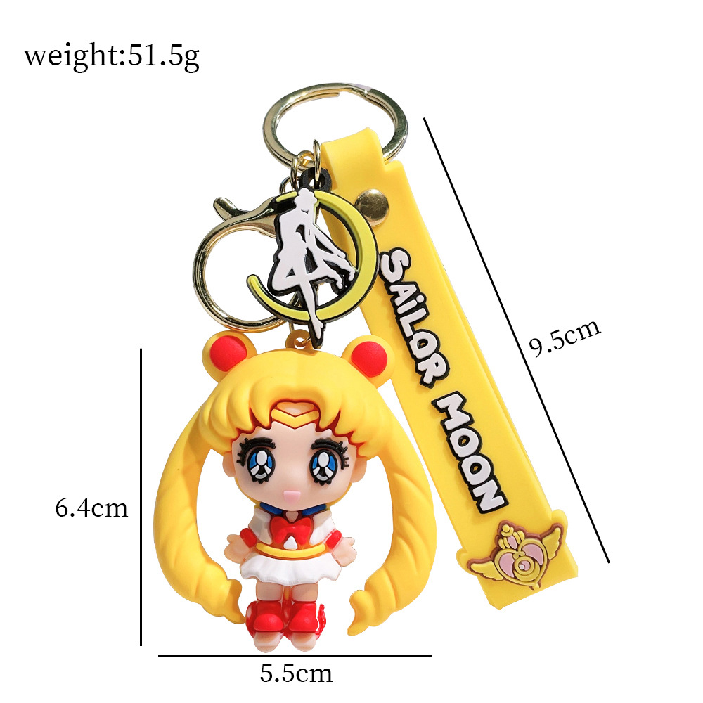 Sailor Moon Figure Keychains, Creative Gifts, 6 Color Options