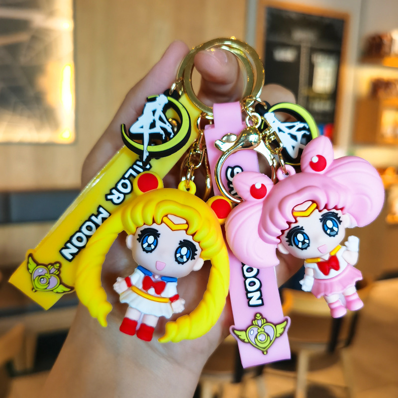 Sailor Moon Figure Keychains, Creative Gifts, 6 Color Options