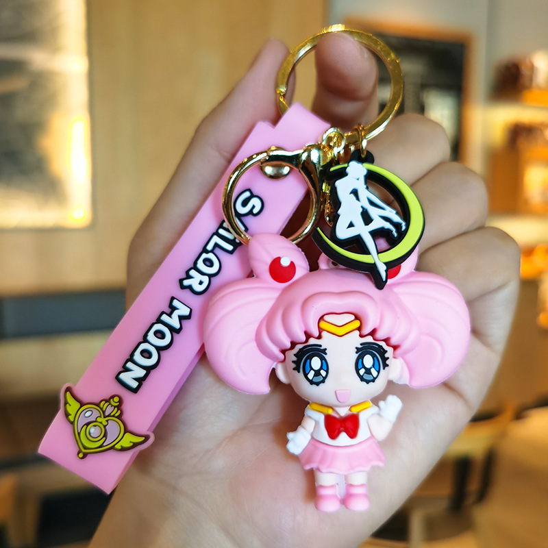 Sailor Moon Figure Keychains, Creative Gifts, 6 Color Options