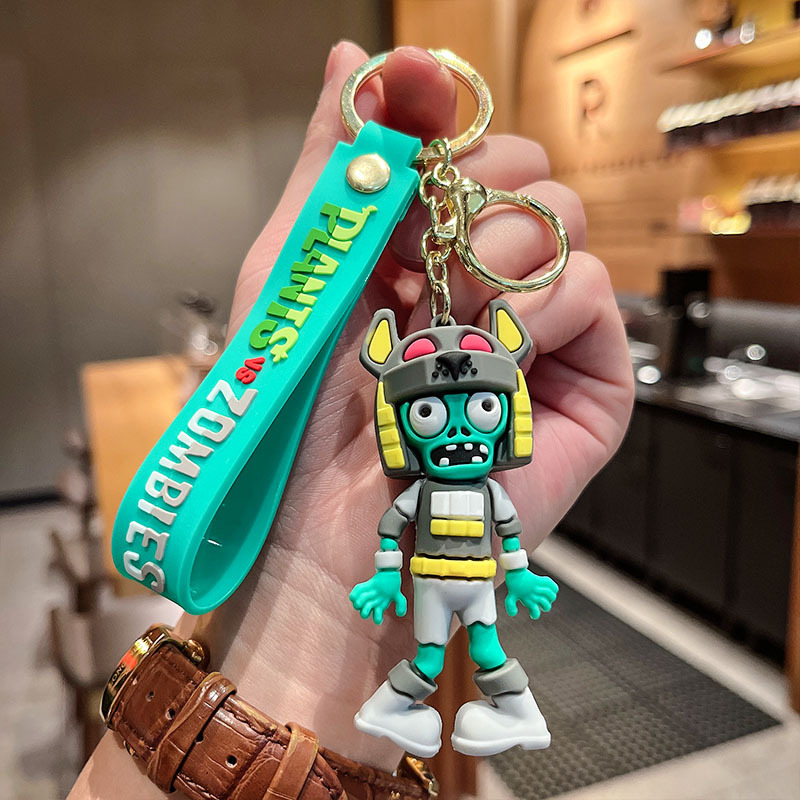 Plants vs. Zombies Keychain Classic Game Doll Car Pendant Toy