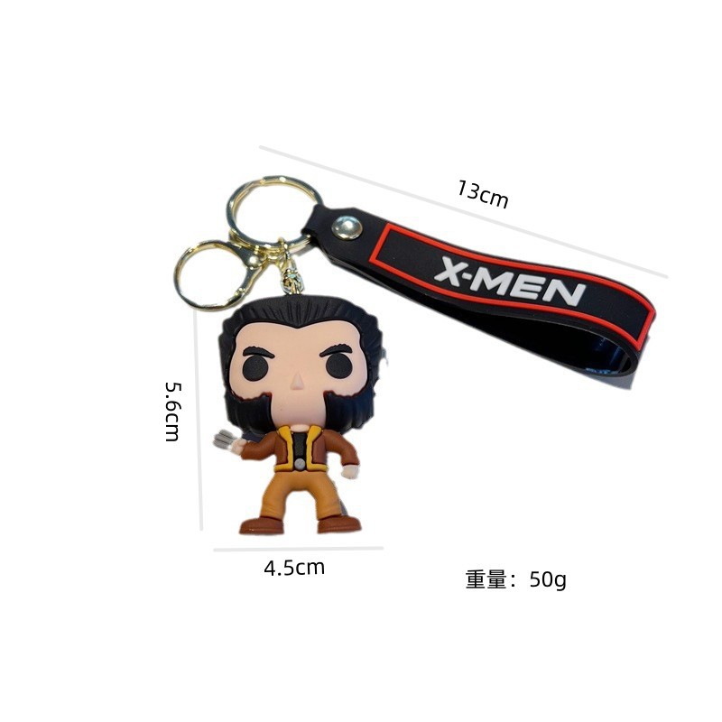 Disney Marvel X-Men Keychains Deadpool, Wolverine & More