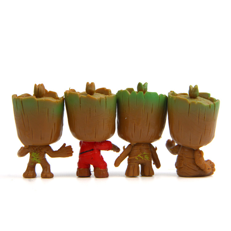 Disney Marvel Baby Groot Keychains - Cute Anime Figure Toy