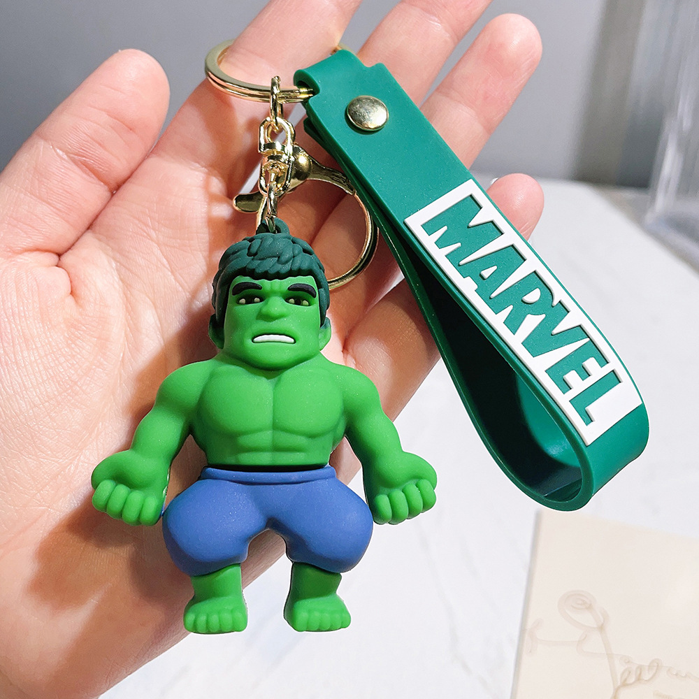 Marvel Avengers Spiderman Keychains - Cartoon Design, Perfect Gifts for Boys, Car & Bike Keys