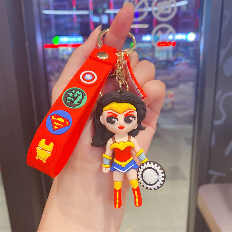 DC Comics Keychains - Batman Wonder Woman Suicide Squad Anime