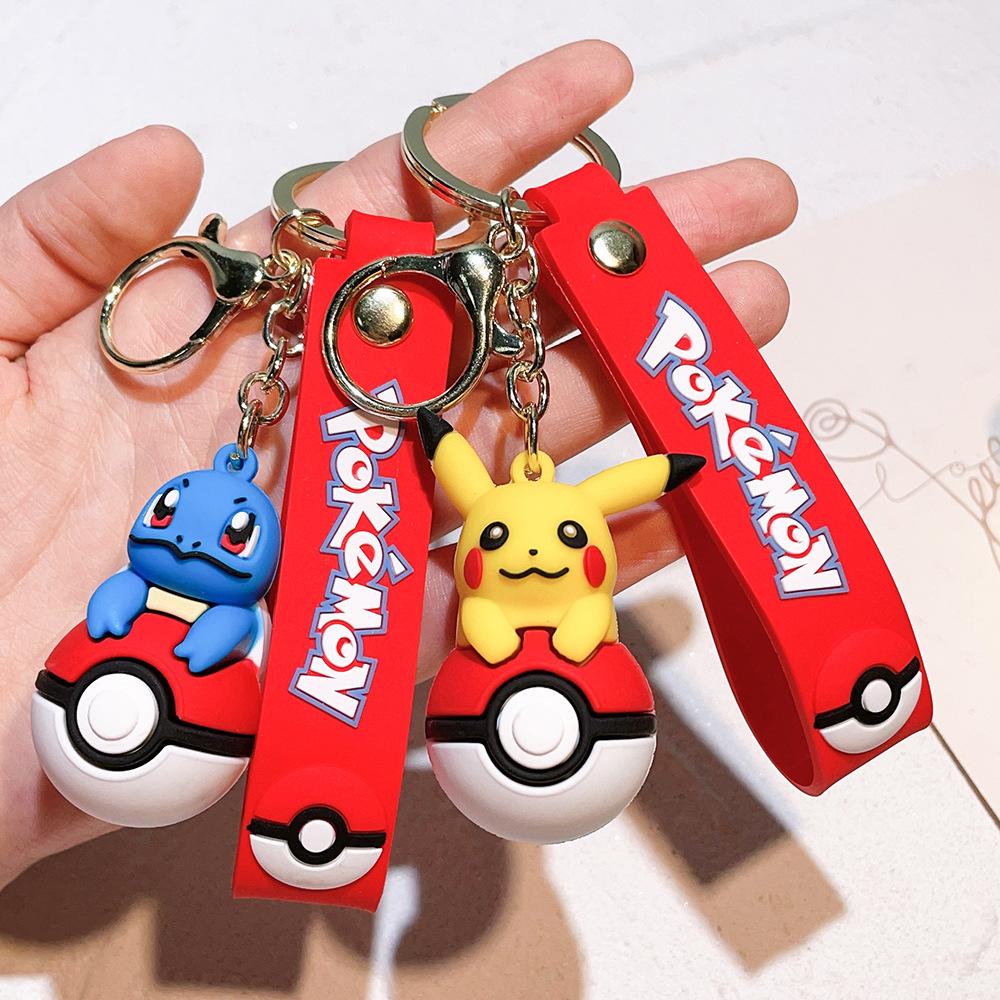 2024 Pikachu Keychains - Pokemon Inspired, Unisex Doll Key Pendants