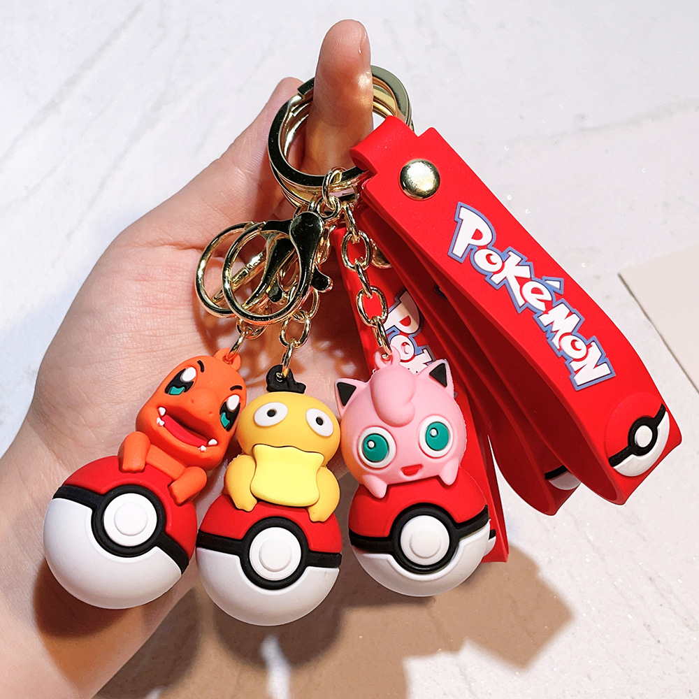 2024 Pikachu Keychains - Pokemon Inspired, Unisex Doll Key Pendants