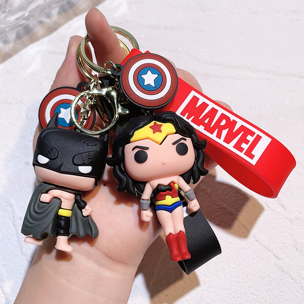 DC Universe Keychains - Batman, Superman, Wonder Woman Models