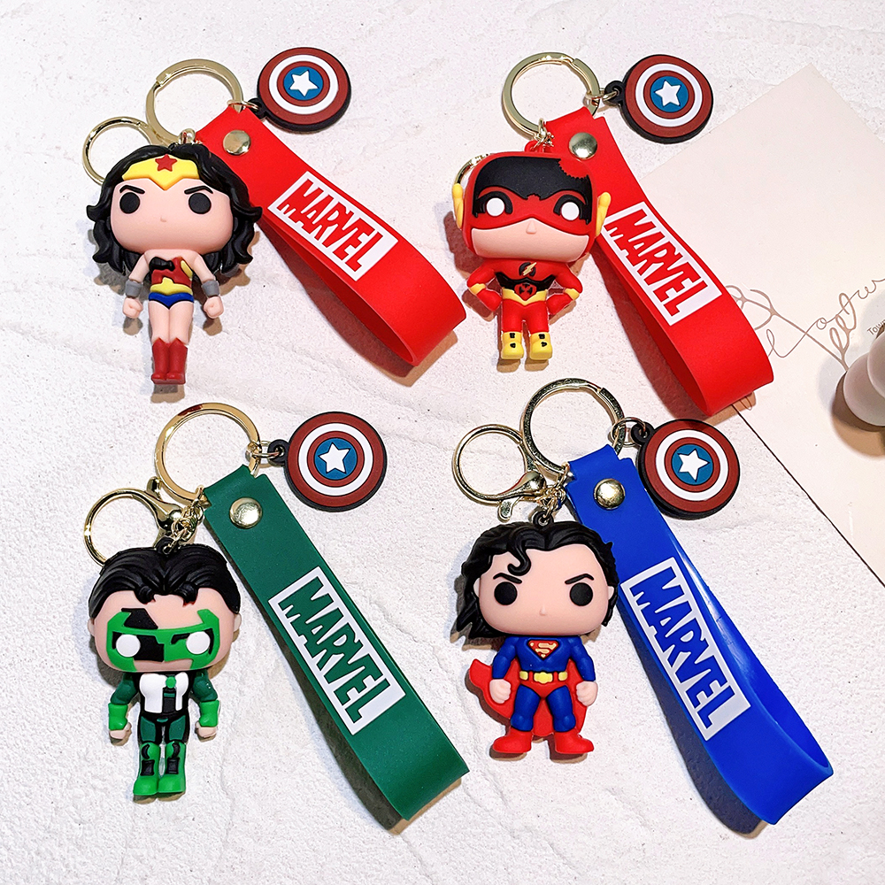 DC Universe Keychains - Batman, Superman, Wonder Woman Models