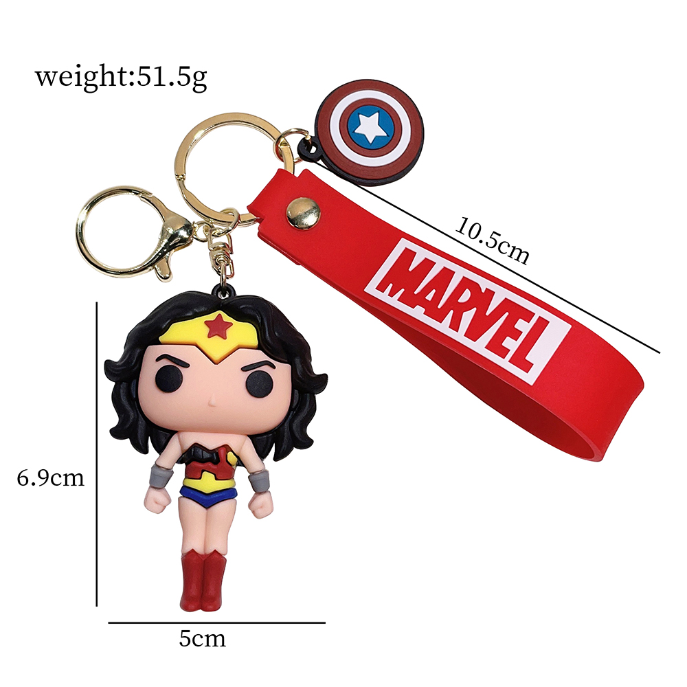 DC Universe Keychains - Batman, Superman, Wonder Woman Models