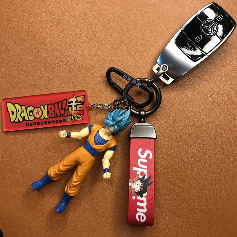 Dragon Ball Z Keychains - Super Saiyan Figures, Car & Bag Charms