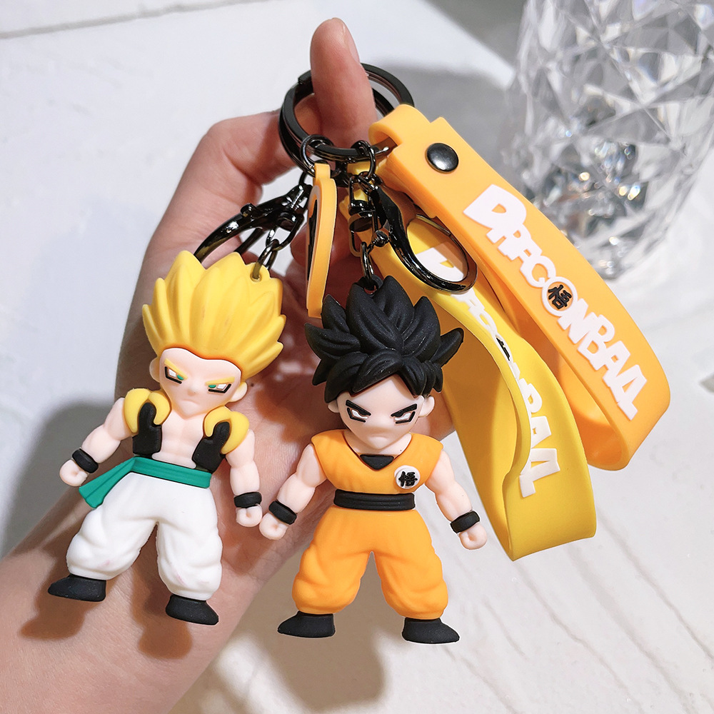 Dragon Ball Z Keychains - 7cm Goku, Gogeta Super Saiyan Four