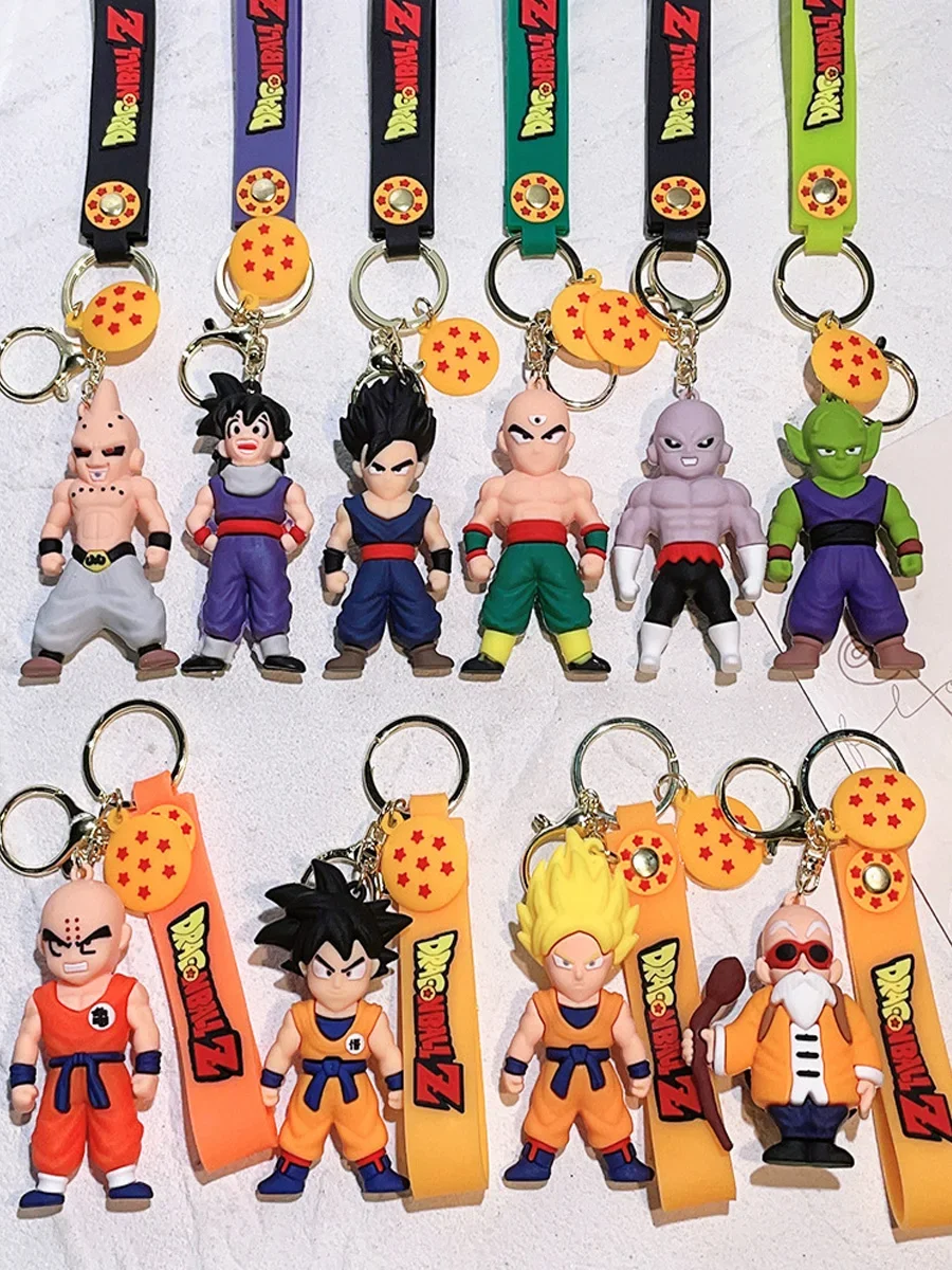 Dragon Ball Keychains - Z Super Saiyan Series, High-Quality PVC