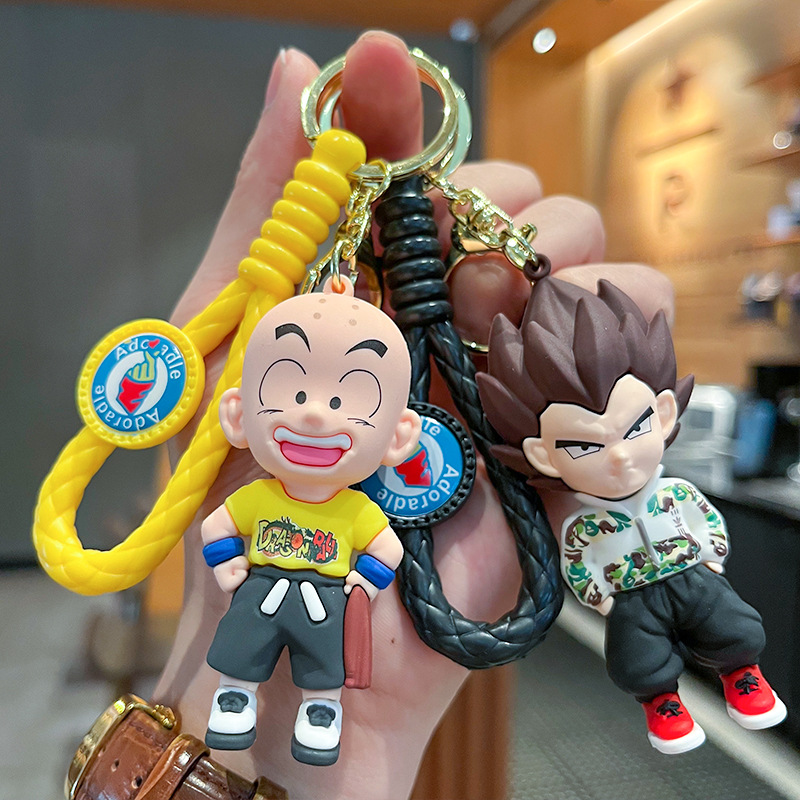 Dragon Ball Keychains - 3D Anime Dolls, Car Pendant Gifts