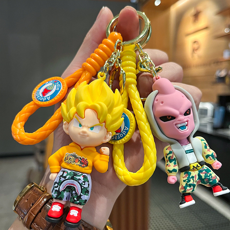 Dragon Ball Keychains - 3D Anime Dolls, Car Pendant Gifts