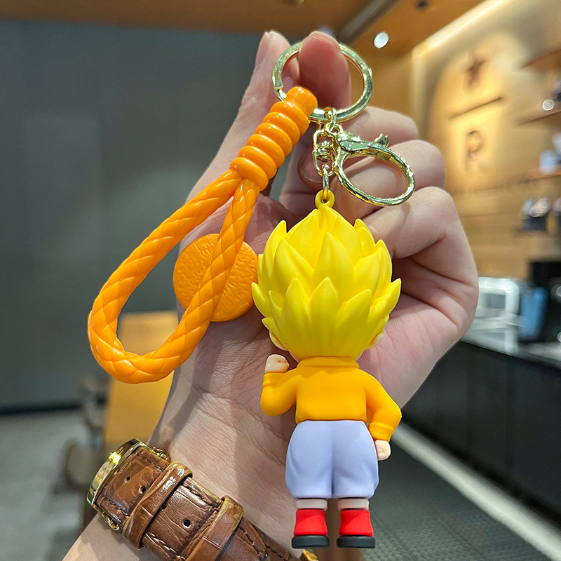 Dragon Ball Keychains - 3D Anime Dolls, Car Pendant Gifts