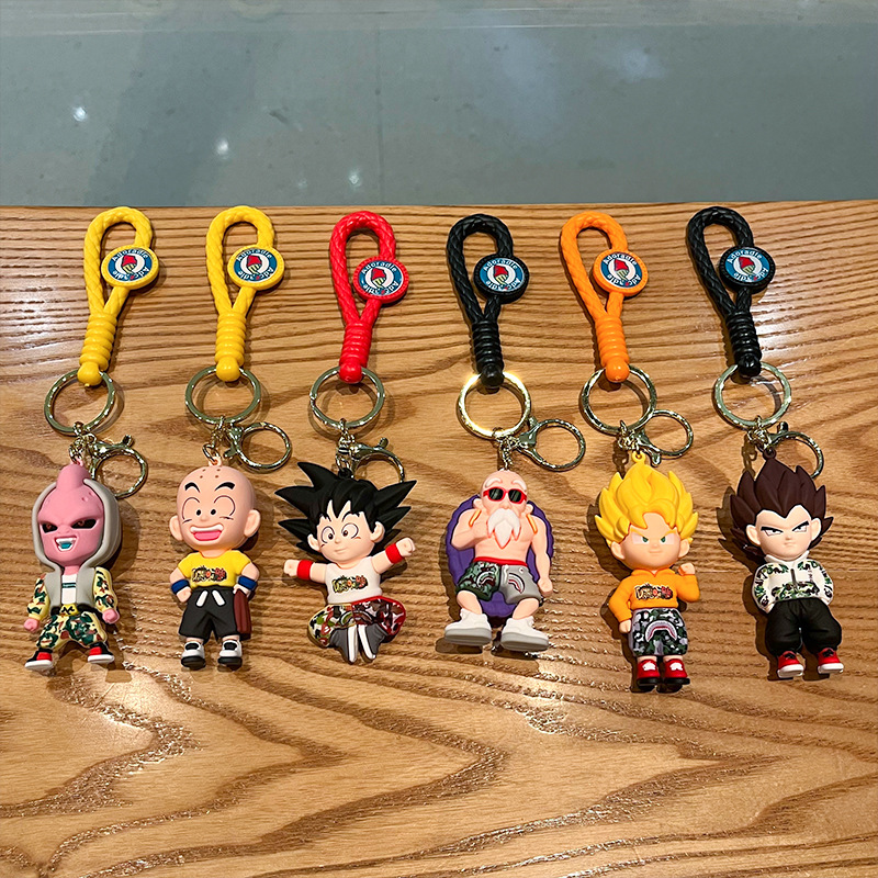 Dragon Ball Keychains - 3D Anime Dolls, Car Pendant Gifts