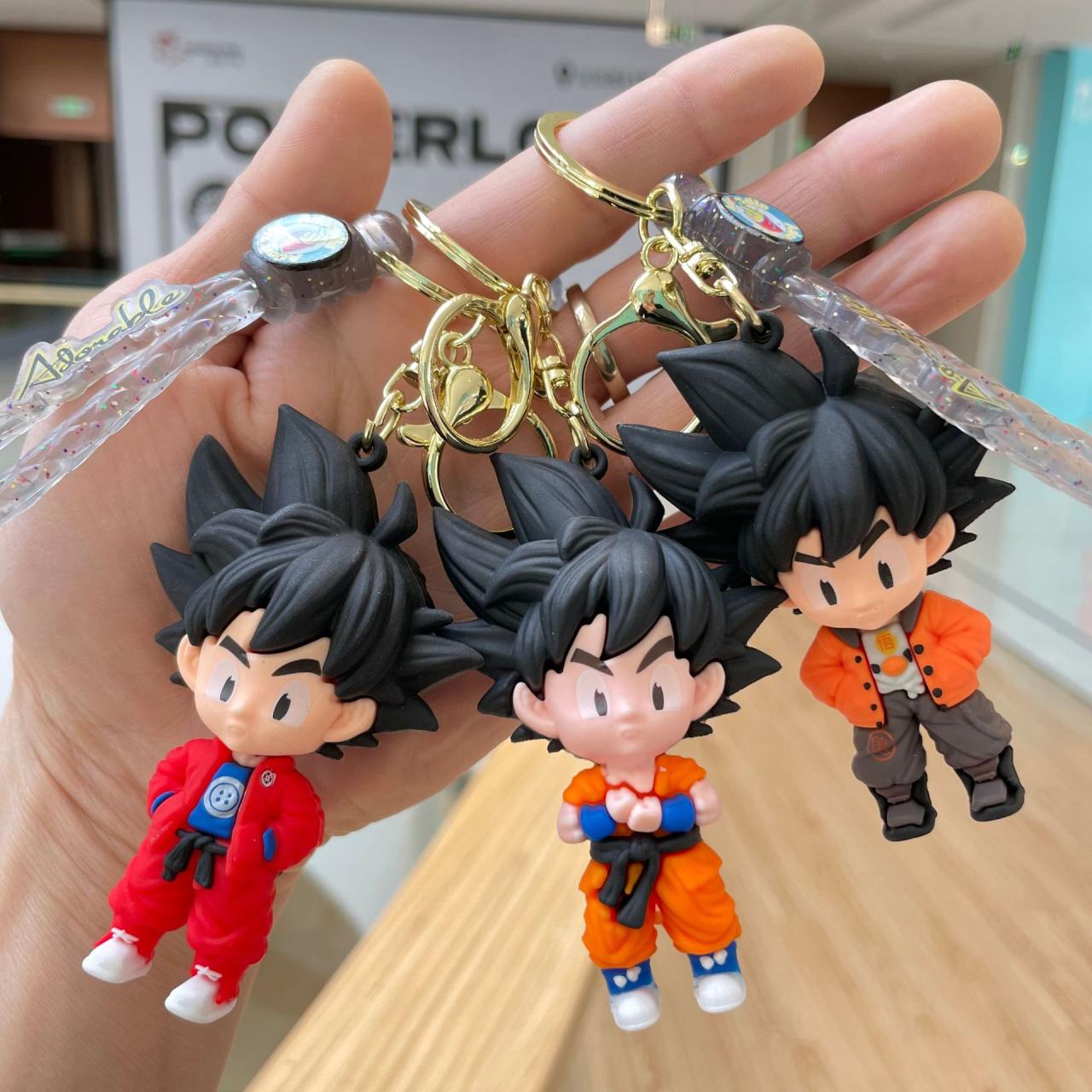 Dragon Ball Keychains Cute Cartoon Car Schoolbag Decor