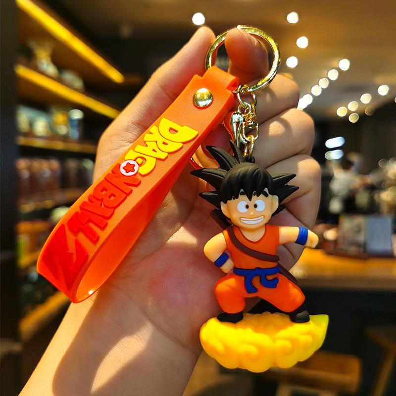 Dragon Ball Son Goku Keychains - Cute Anime, Schoolbag Pendant