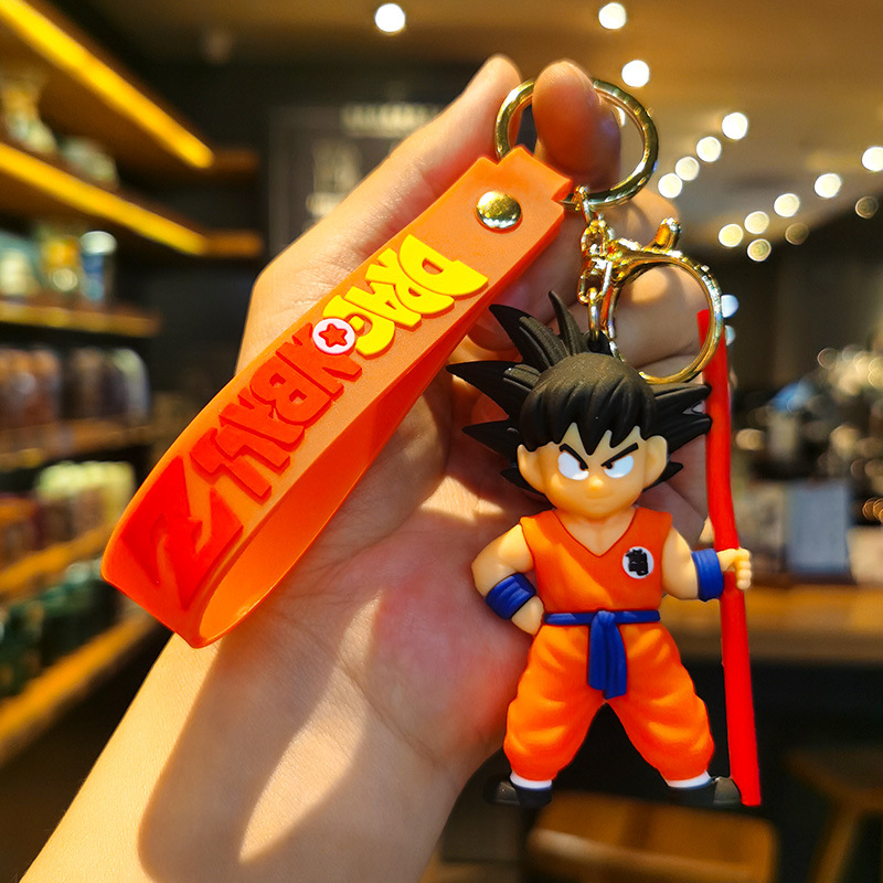 Dragon Ball Son Goku Keychains - Cute Anime, Schoolbag Pendant