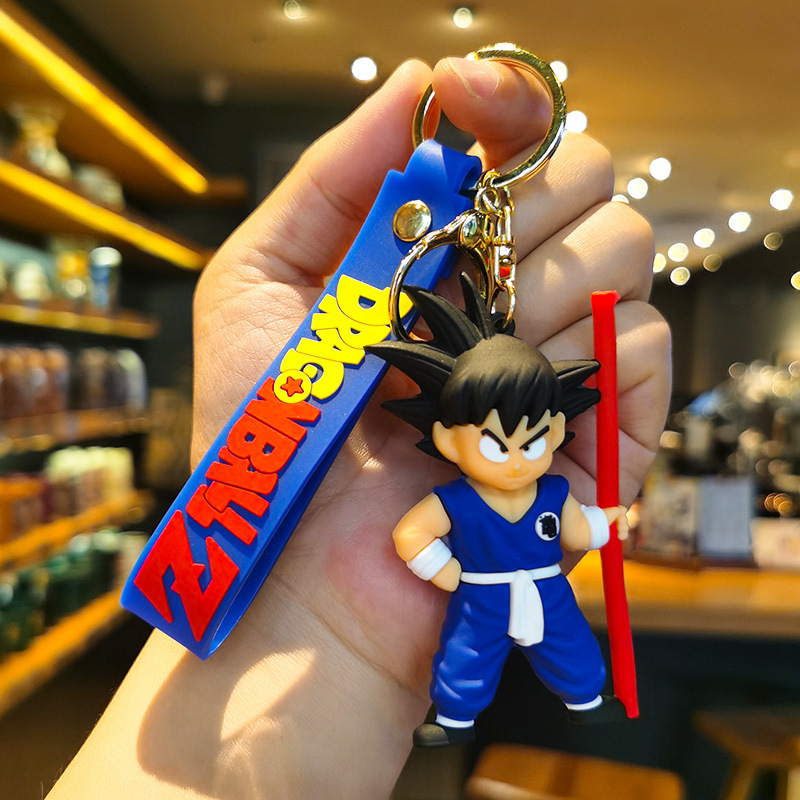 Dragon Ball Son Goku Keychains - Cute Anime, Schoolbag Pendant