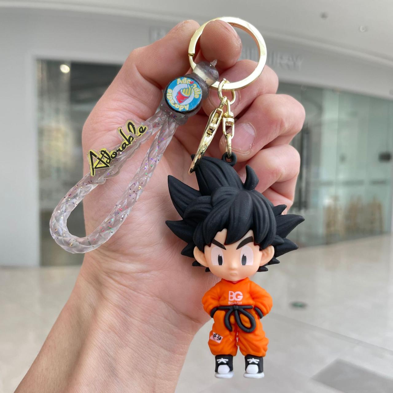 Dragon Ball Keychains Cute Cartoon Car Schoolbag Decor