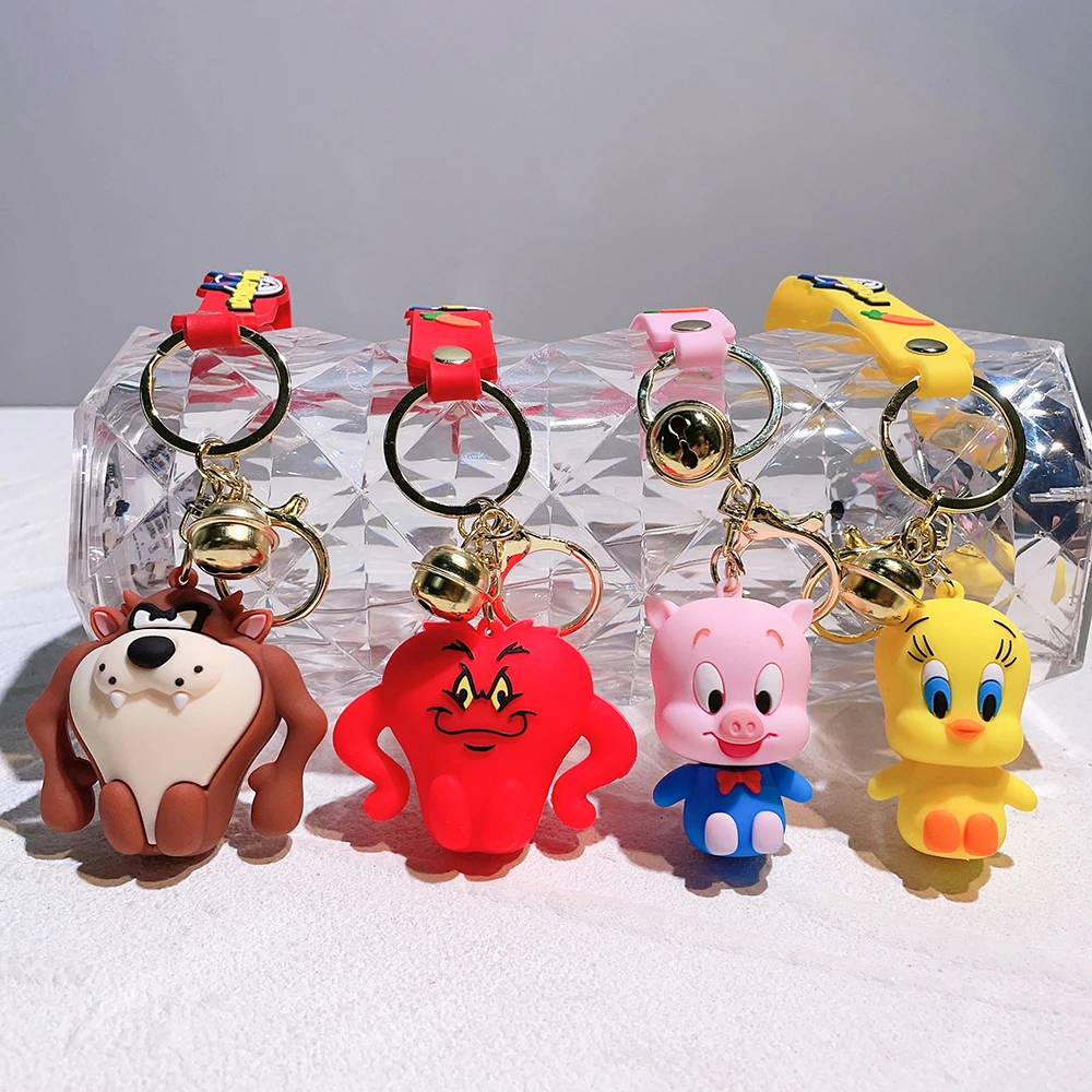 Cartoon Anime Bunny Keychains - Cartoon Doll Design for Car, Bag