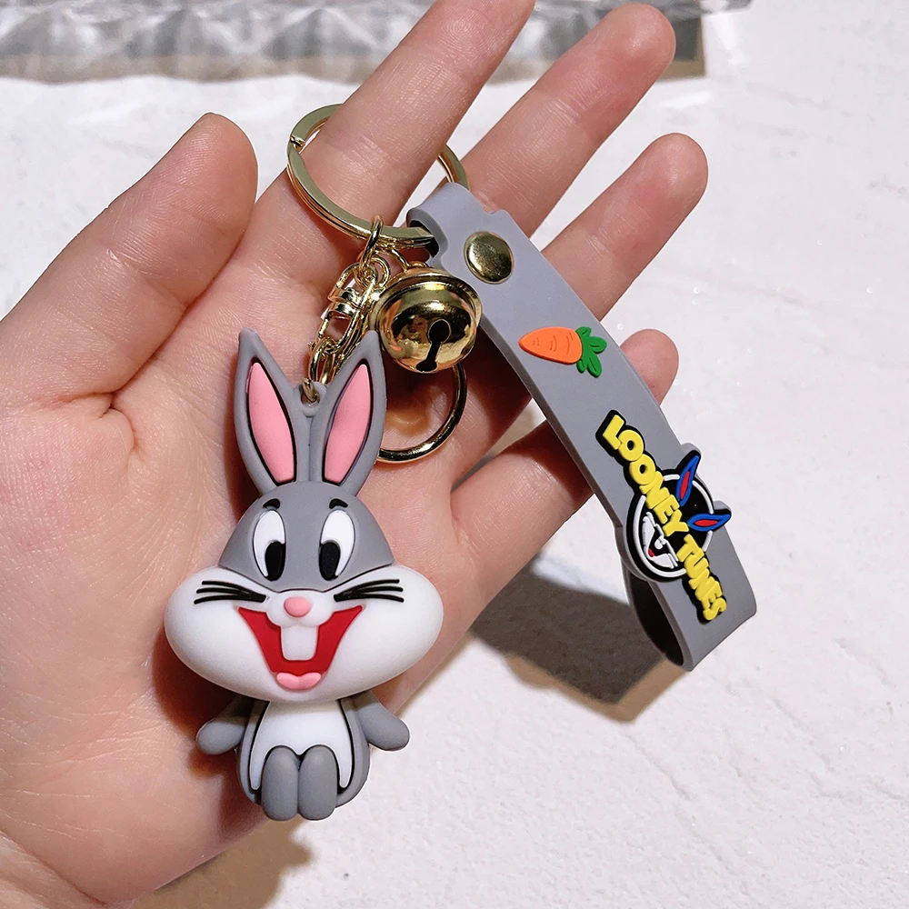 Cartoon Anime Bunny Keychains - Cartoon Doll Design for Car, Bag