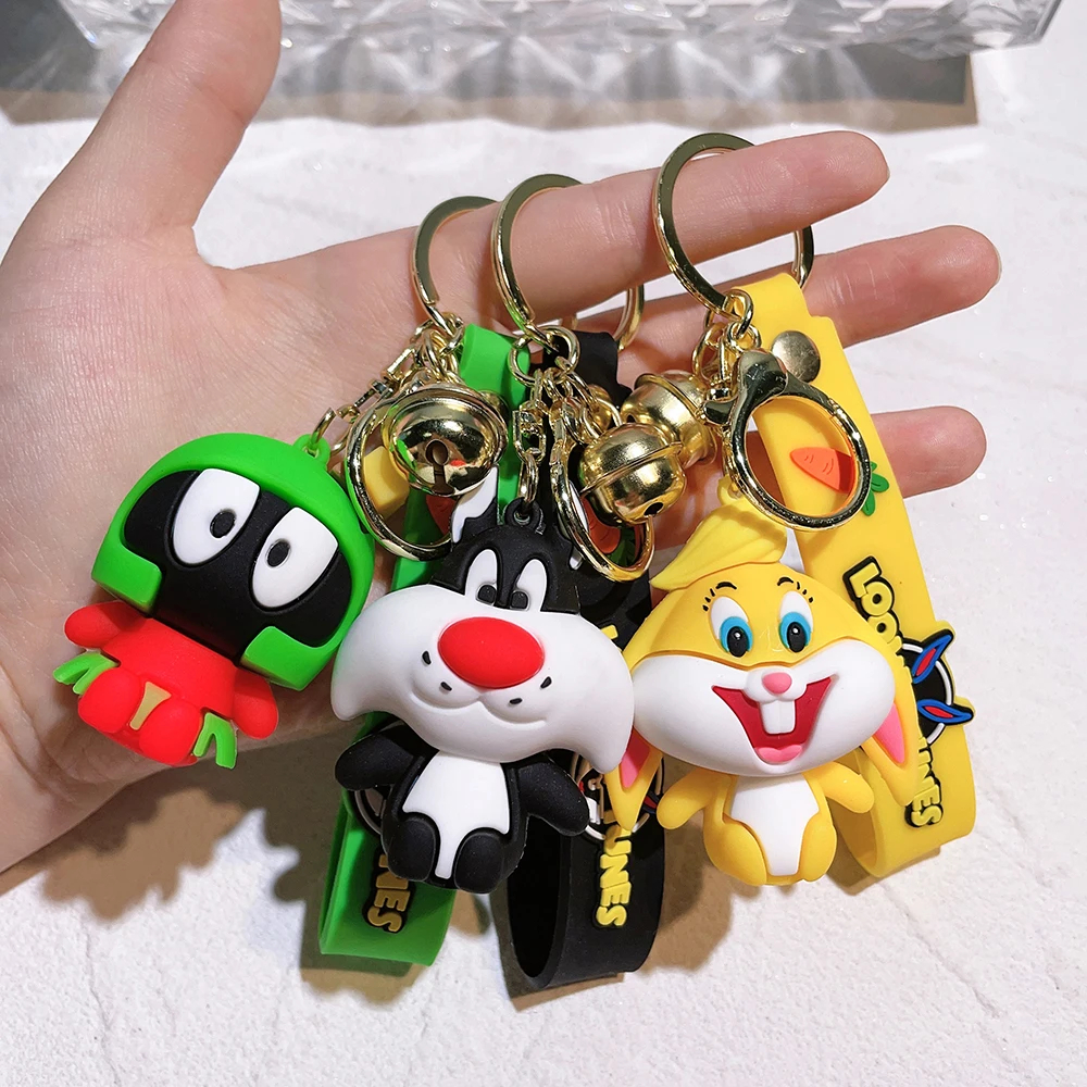 Cartoon Anime Bunny Keychains - Cartoon Doll Design for Car, Bag