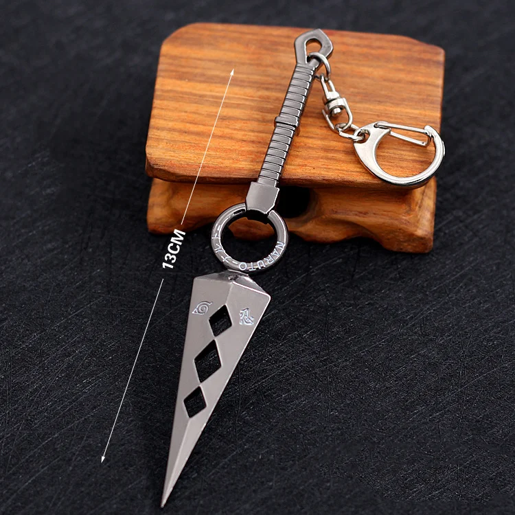 Anime Naruto Kunai Shuriken Konoha Ninja Pendant Keychains Toys