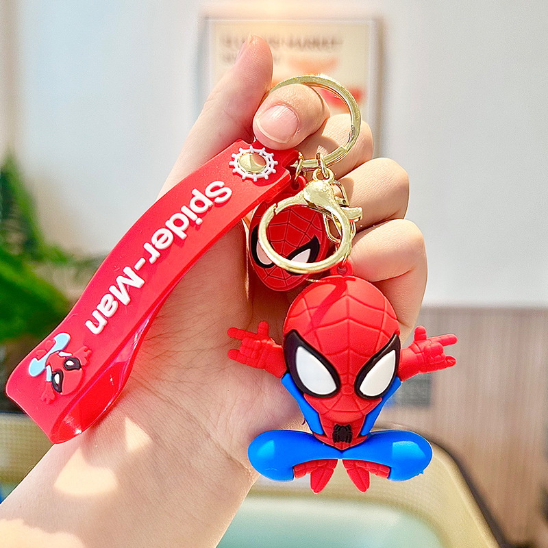 Disney Marvel Spider-Man Keychains: Creative PVC Action Figures