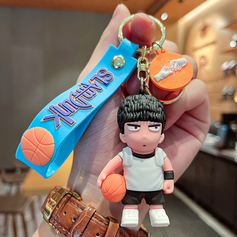 Slam Dunk Master Keychains Creative Anime Basketball Boy Doll Pendant