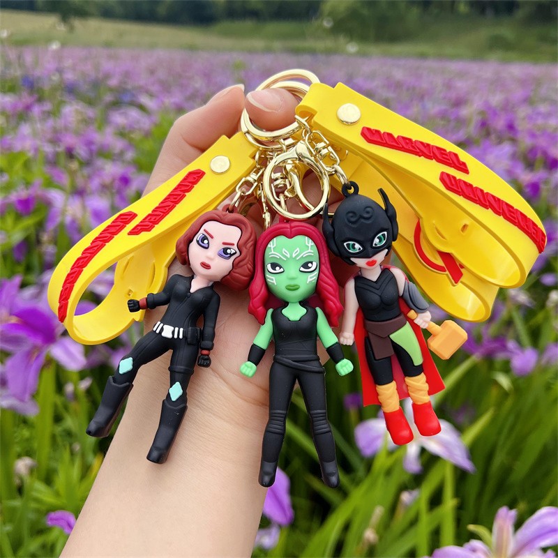 Disney Marvel Anime Keychains: Unique Gamora, She-Hulk Designs