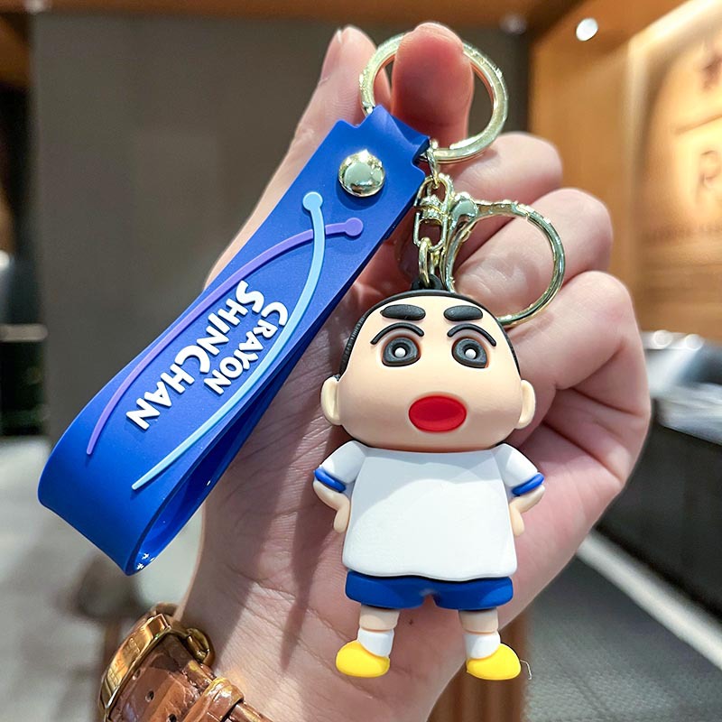 Crayon Shin-chan Keychains Cute Kantamu Robo Doll Toy Gift